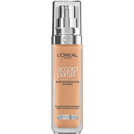 L’Oréal Paris - Accord Parfait Foundation - 7D/W - Natuurlijk Dekkende Foundation met Hyaluronzuur en SPF 16 - 30 ml