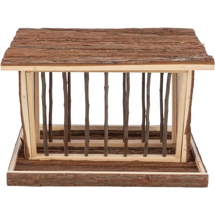 Trixie - Hooiruif - Met Bodem En Deksel - Schorshout - 40X30X22 cm