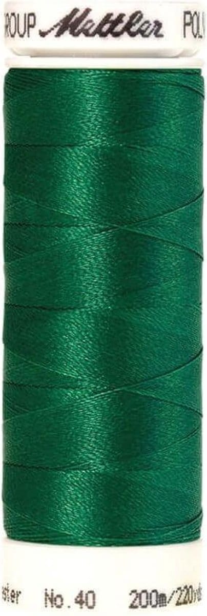 AMANN POLYSHEEN NAAI-BORDUURGAREN, COL-5422 GROEN, 200M, PER STUK.