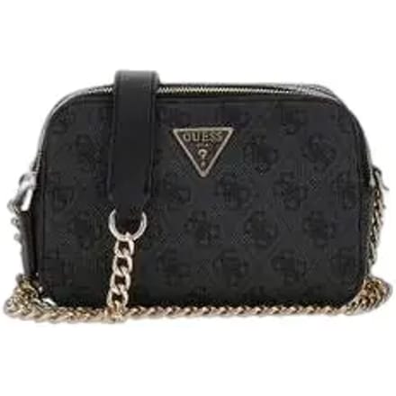 GUESS Schoudertas Noelle II Crossbody Camera Bag Latte Logo / Brown Lichtbruin