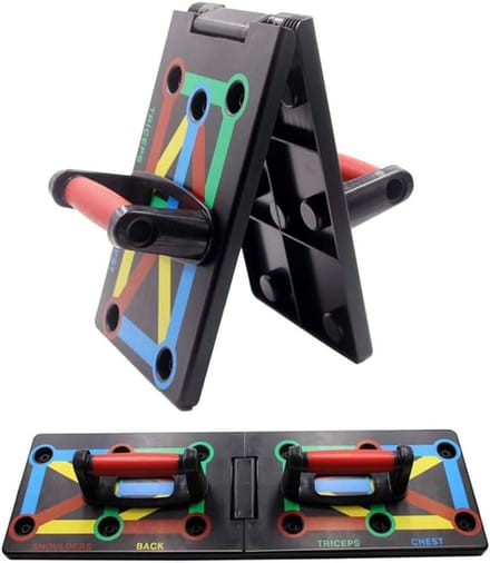 SNJY® Push Up Bord - Parallettes - Calisthenics - 20L x 64B x 2H cm - Zwart