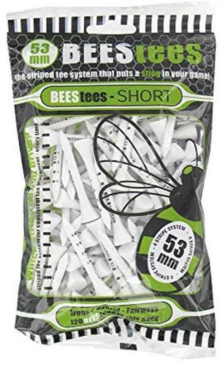 KORTE GOLF TEES 120 STUKS 53MM VOOR IJZEREN EN HYBRIDE