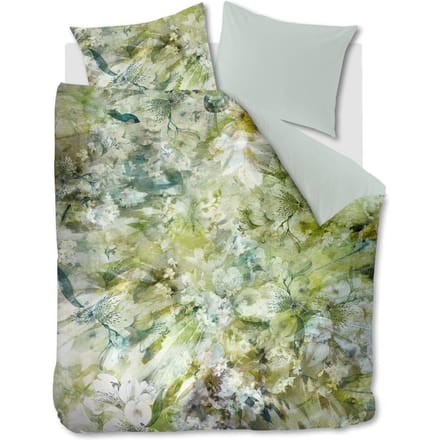 Kardol Elysium dekbedovertrek - Lits-Jumeaux XL - 260x200/220 - Blauw Groen