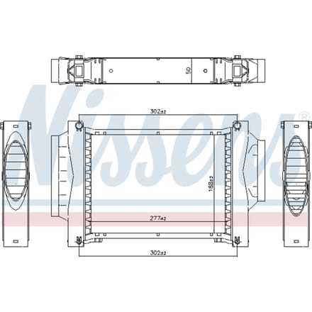 Intercooler NISSENS 961604