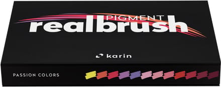 Karin Realbrush Pigment Set Passion Colors Collection 12 kleuren
