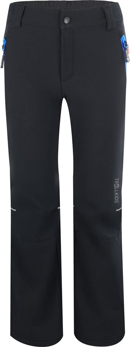 Trollkids Hemsedal Softshell Broek Zwart 128 cm Kinderen