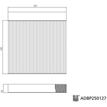 Interieurfilter BLUE PRINT ADBP250127