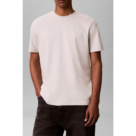Calvin Klein Ss Supima Chest Embroidery Tee Moonstruck Taglia: L | Magliette basic Outlet | Uomo