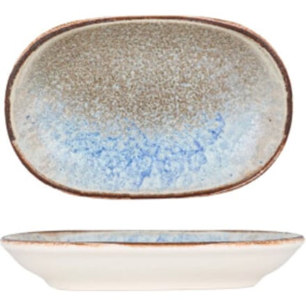 ID Fine Serveerschaal - Delta - Porselein - 14 cm - set van 2