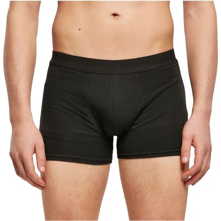Build your Brand Men Boxer Shorts 2-Pack BY132 - Black - M