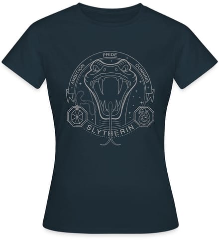 Harry Potter Zwadderich Lineart T-Shirt Dames