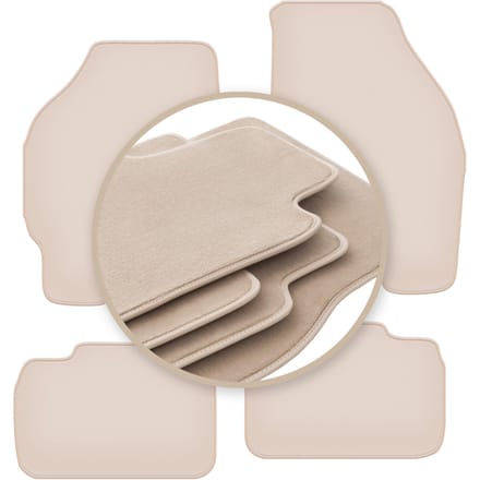 PREMIUM beige matten voor: FIat Punto I hatchback 1992-1999