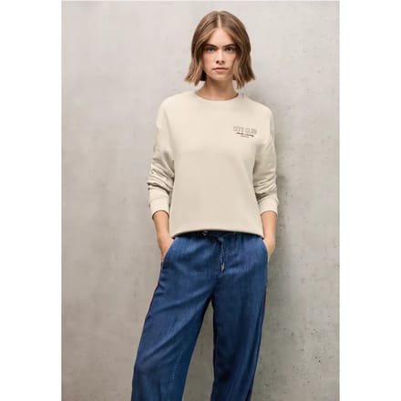 Loose Fit Sweat met rugprint