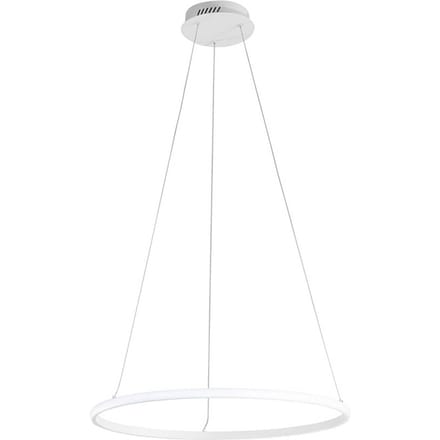 Luce Ambiente Design LED hanglamp Axis, Ø 60 cm, wit, metaal, CCT