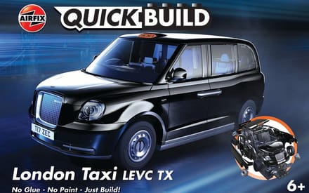 Airfix Modelbouwpakket - J6051 QUICKBUILD London Taxi auto Plastic - Airfix - Modelbouw