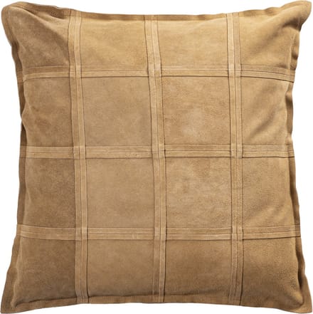 PTMD Sierkussen Cobie - 60x8x60 cm - Suede - Bruin