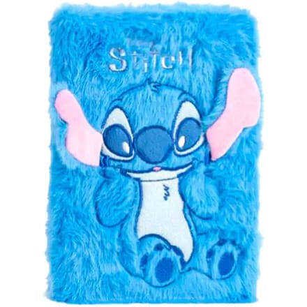 Pluchen notitieboek voor kinderen Cerda Disney Stitch