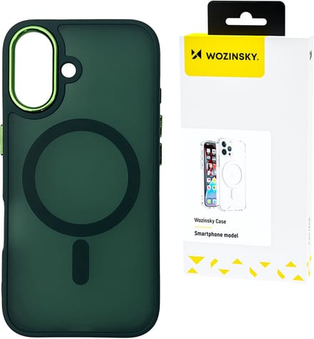 Wozinsky Fashion Case with MagSafe for Samsung Galaxy S24 FE - Green