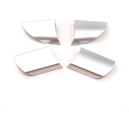 BDP1186 Cache Garniture Volant Plastique Chromé Ensemble pour Ford Focus MK2 2004-2010