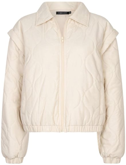 Ydence Jacket Ramona Jassen Dames - Zomerjas - Beige - Maat L