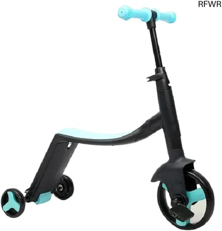 RFWR® 3-in-1 Driewieler en Step voor Kinderen - Groeiend Speelgoed van 1 tot 6 Jaar
