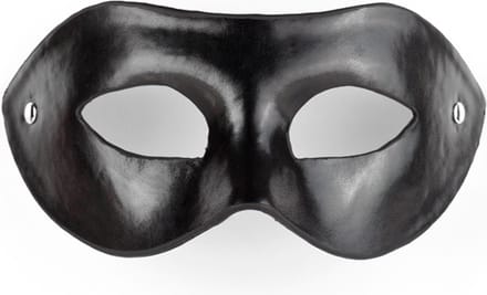 Ouch! – Handgemaakt Oogmasker met Solide Gevormd Ontwerp - Zwart