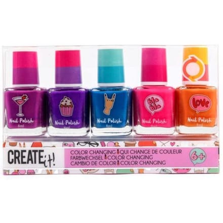 Create it! Nagellak color change 5-pack Opmaken en sieraden