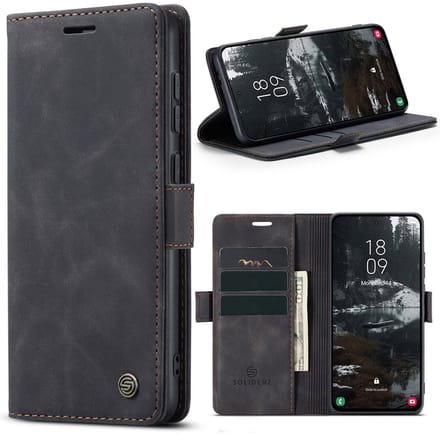Solidenz Hoesje - Geschikt voor Samsung Galaxy S26 Plus - Urban Book - Zwart