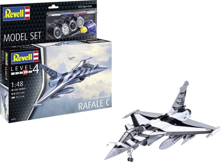 Revell Modelbouwpakket Militaire voertuigen - 63901 Dassault Aviation Rafale C - Model Set Plastic - 1:48 - Modelbouw