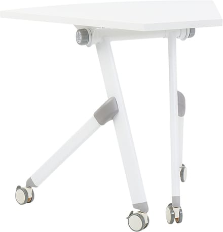 BENDI - Bureau inklapbaar - Wit - 90 x 64 cm - Metaal