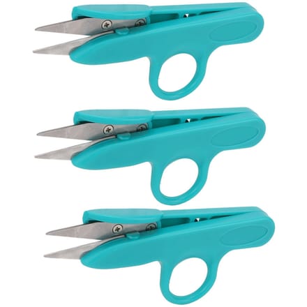 3 Stuks Mini Knipnippers Scherpe Bladen Compact Lichtgewicht Garen Draadsnijder voor Huishouden blue