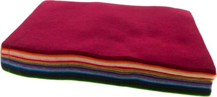 Creativ Company Hobby Felt Assorted Colors 24 Sheets