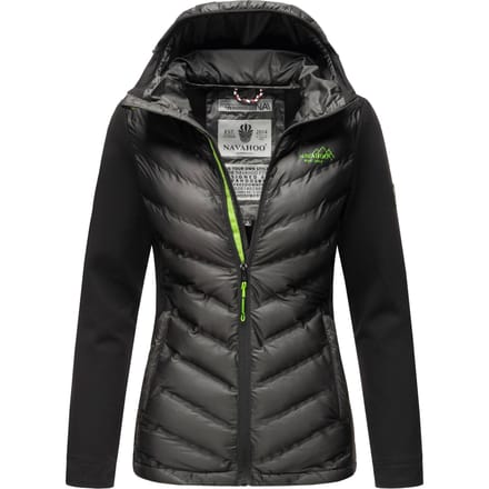 Navahoo Dames Gewatteerde Jas Nimm mich mit – Getailleerd, Stijlvol & Comfortabel met Capuchon