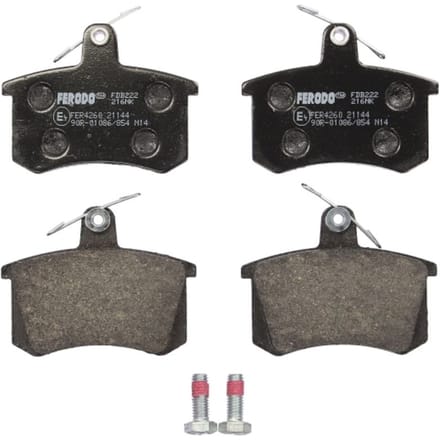 Remblokset FERODO FDB222, achter