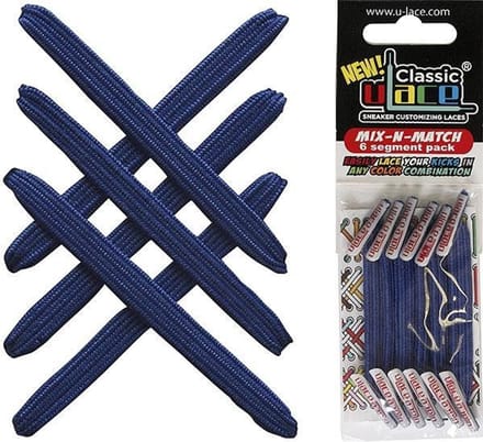 U-Lace Classic -  Elastische Veters - Koningsblauw - Mix-N-Match Pack