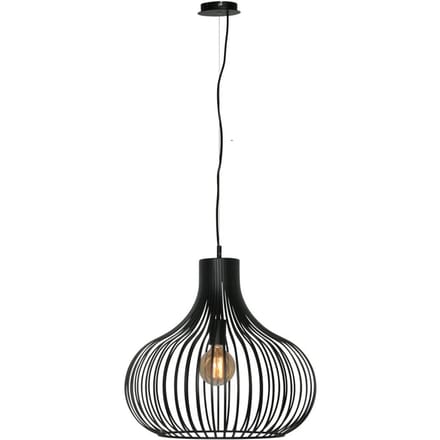 Agila Hanglamp 1 lichts d: 48cm zwart - Modern - Freelight