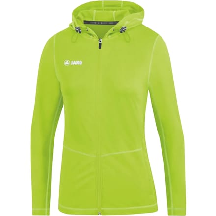 Jako Run 2.0 Jas Met Kap Dames - Fluo Groen | Maat: 34