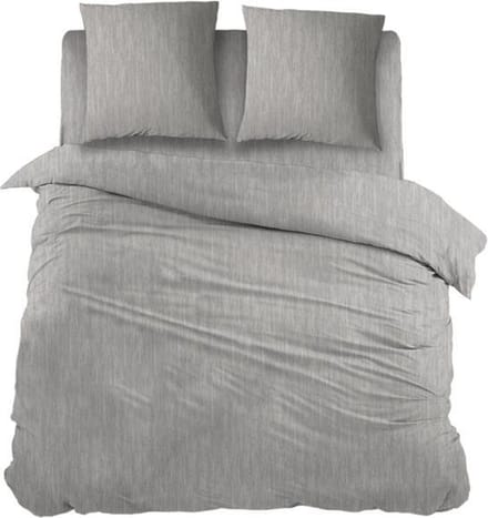 Snoozing Brigitte - Dekbedovertrek - Lits-jumeaux - 240x200/220 cm - Grey