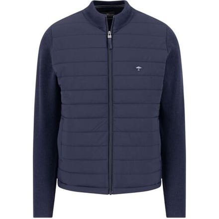 Fynch-Hatton Vest Hybrid Cardigan Navy / male