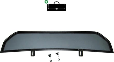 Windscherm Alfa Romeo Spider 939 Brera | 2006-2012 | incl. luxe opbergtas | Zwart