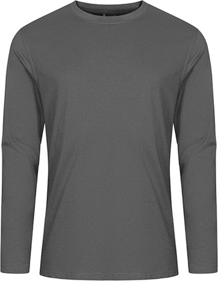 EXCD Men´s T-Shirt Long Sleeve CD4097 - Steel Grey - S