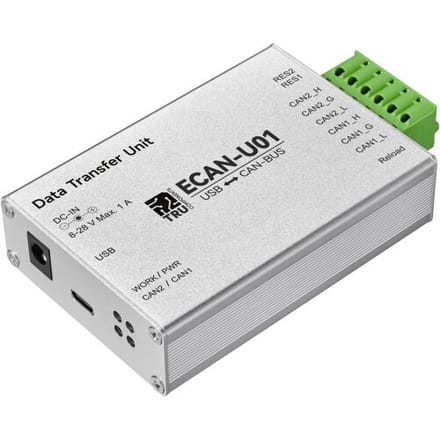 TRU COMPONENTS TC-12626060 TC-ECAN-U01 CAN omzetter USB, CAN Bus 5 V/DC 1 stuk(s)