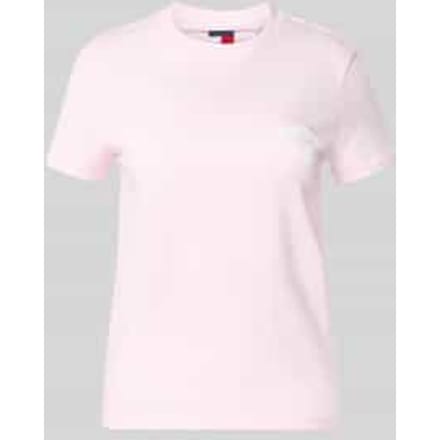 regular fit T-shirt van puur katoen model 'BUBBLE'