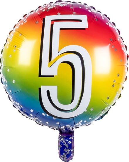 Folieballon '5'
