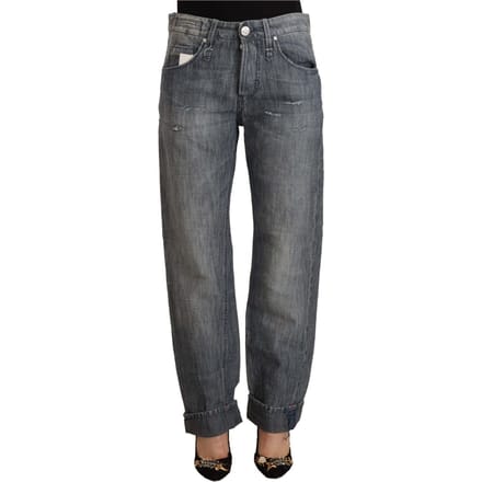 Boyfriend Jeans met Relaxed Fit en Opgerolde Zoom