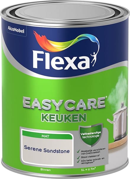 Flexa - Easycare Keuken - Serene Sandstone - Mengverf - 1 L
