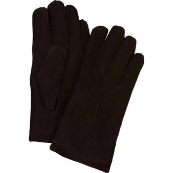 Profuomo Handschoenen Wol Bruin Suede - Maat 9 - Heren