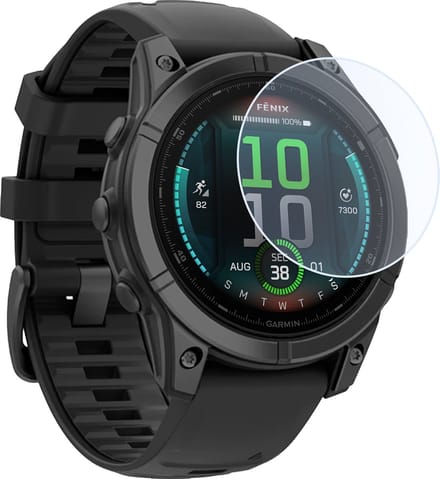 Screenprotector Geschikt voor Garmin Fenix E (47 mm) Screenprotector Tempered Glass Beschermglas - Screenprotector Geschikt voor Garmin E Screen Protector