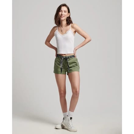 Superdry Chino Hotshort Groen Grootte: 38