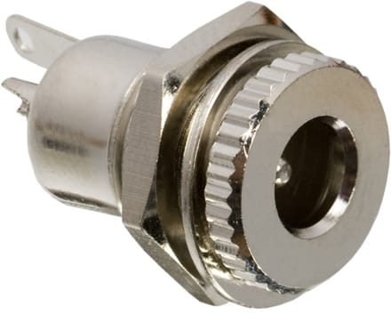 10x DC Aansluitbus 5.5×2.5 mm – DC Socket Metaal – Montage Connector – Voeding Aansluiting – 10 Stuks [05156]